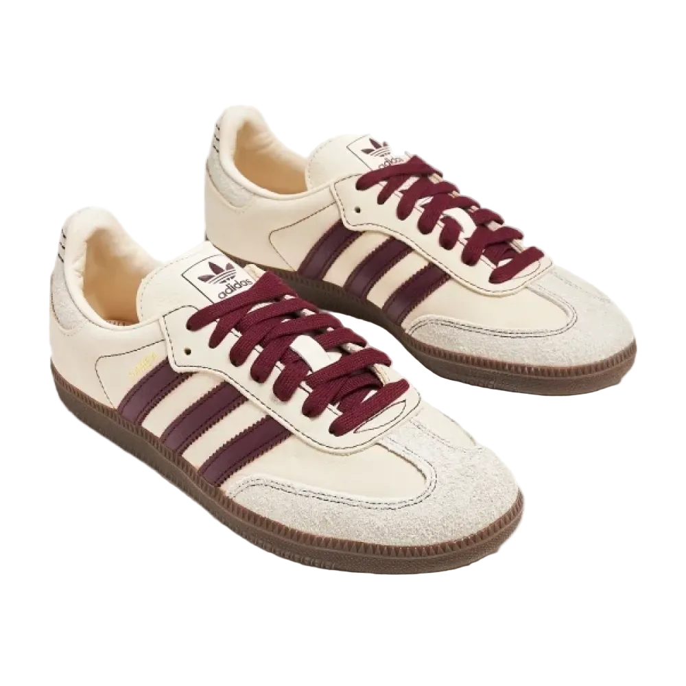 adidas Samba OG Maroon / Cream White / Gold Metallic