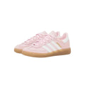 Adidas Spezial in the "Clear Pink / White / Gum" colorway.
