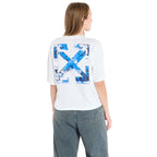 Off-White Cloudy Arrow Skate Logo T-Shirt